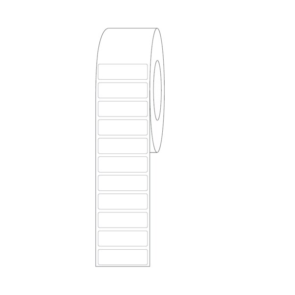 ISBT 128 Blank Direct Thermal 5/8" x 2"